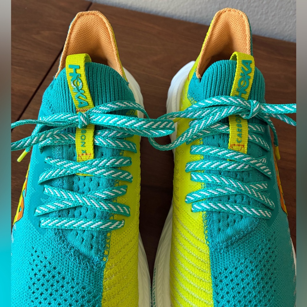 HOKA ONE ONE Women’s Carbon X3 Proflyx Ceramic Evening Primrose size 6 - Picture 7 of 16